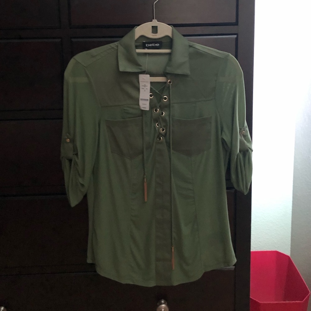 NWT BEBE **3/4 Long Sleeve